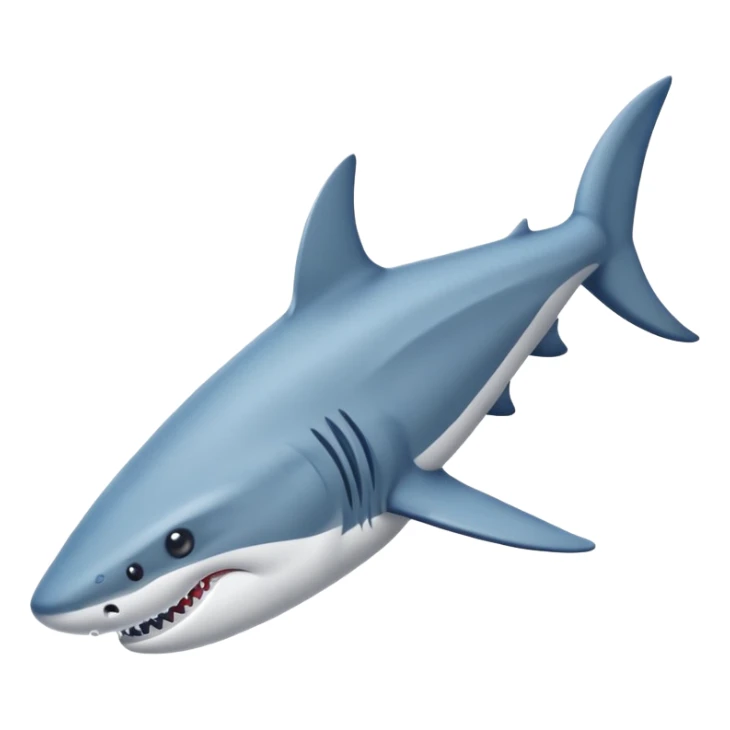 Un tiburón con Zapatos nike sticker