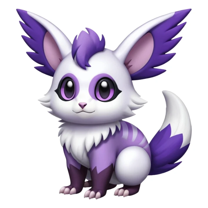 Shiny Furret-Absol-Noibat-Hybrid (Full body) sticker