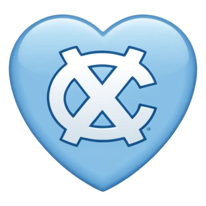An image of a Tarheel symbol sticker
