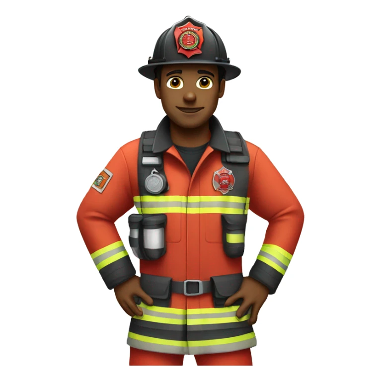 Firefighter full body sticker