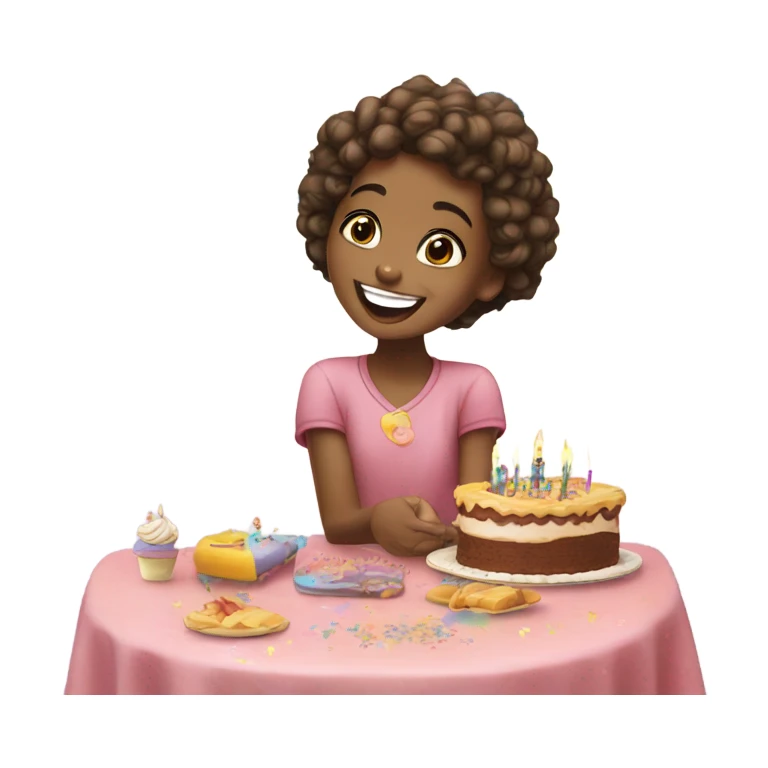 Birthday girl sticker