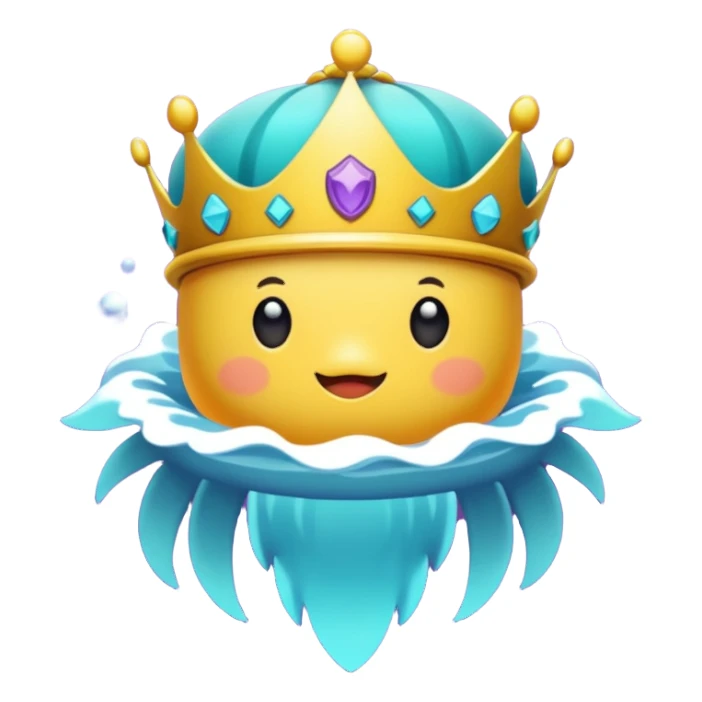 Emblema de sub para Twitch que sea una corona chula para recibirla a los 4 meses sticker