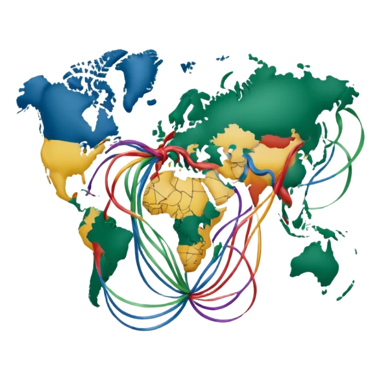 spread of fake news around the world sticker