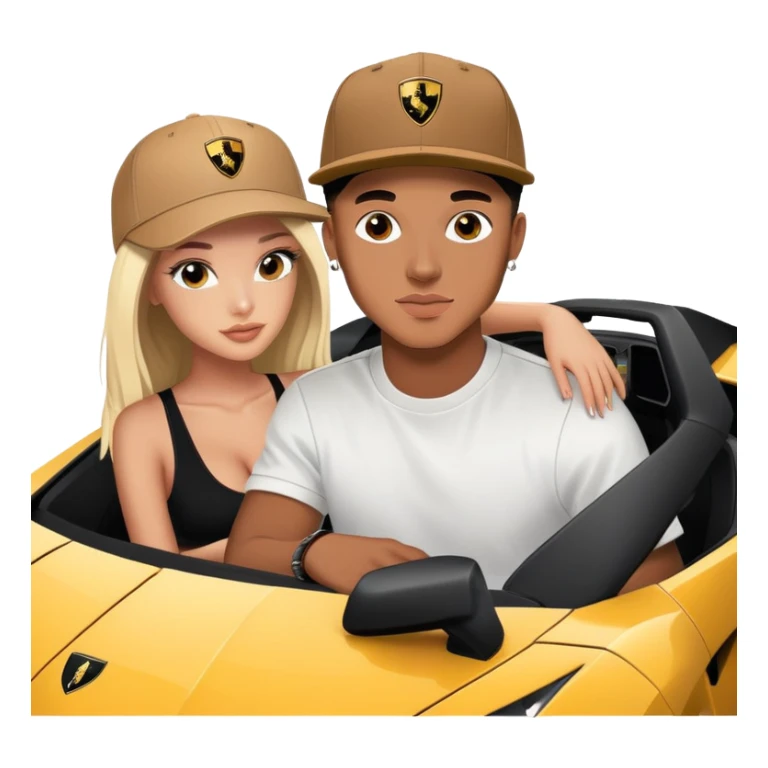 josh king jetset madrid with SnapBack and instagram model girlfriends in lambo sticker