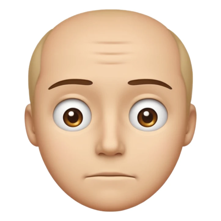 1. Overthinking
Minimalist flat emoji face, hand on chin simplified for small size, eyes looking sideways, subtle worried expression, thin 2px outline, rounded corners, soft flat colors, modern mobile UI style, centered, 1:1 ratio, high-resolution, transparent background sticker