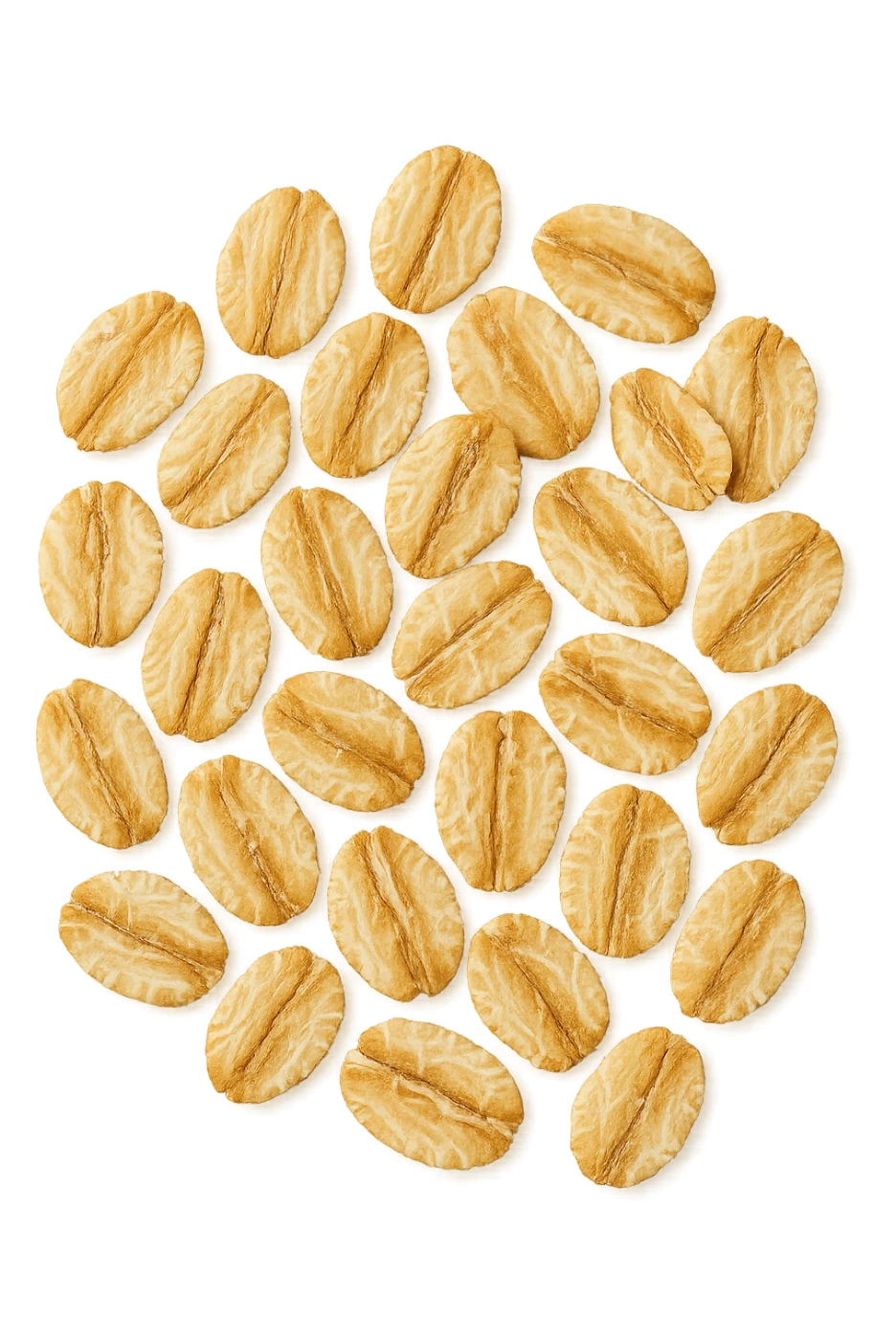 fiocchi di avena visti dall'alto sticker