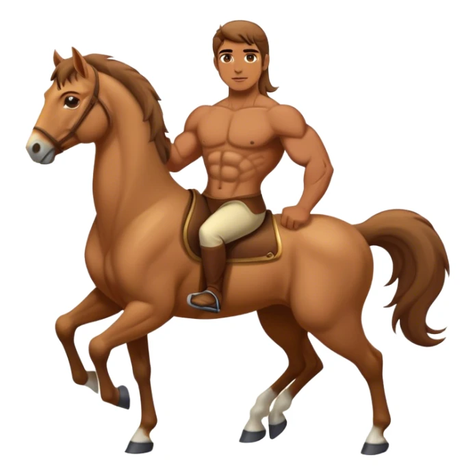 centaur half horse half man sticker