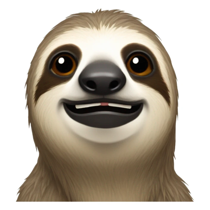 The joys and sorrows of a sloth sticker
