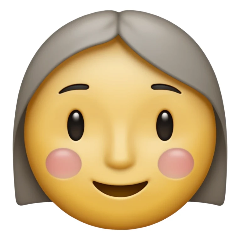 A neutral-colored emoji face (light gray or pale yellow) with half-closed eyes, small dark circles underneath, and a tiny straight-line mouth. A small power symbol (⏻) floats above the head or appears faded on the forehead, suggesting low energy or mental exhaustion. sticker