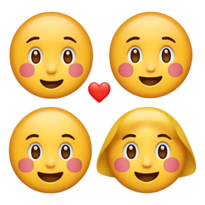 tạo cho tôi emoji 3 cô gái sticker