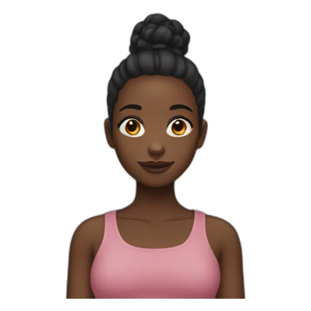 black girl sticker
