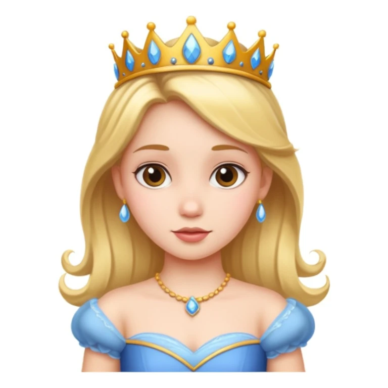 girls in a princess dress sticker