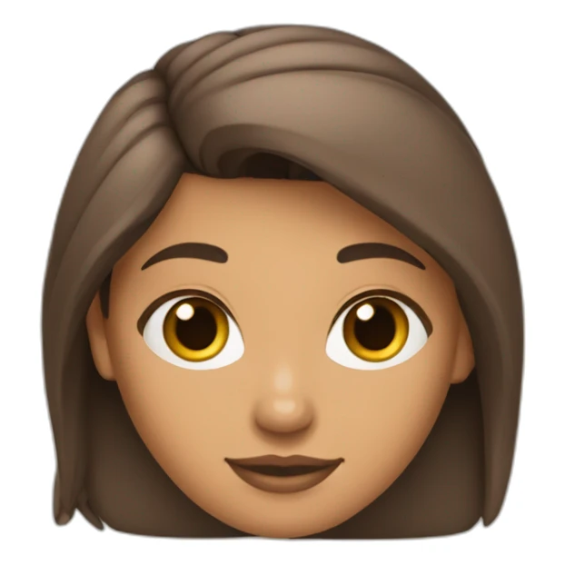 pocahontas avec cheveux lisse  sticker