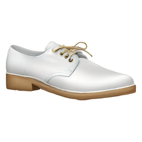 a pair of designer charentaise shoes with 'Seenk' written on them sticker