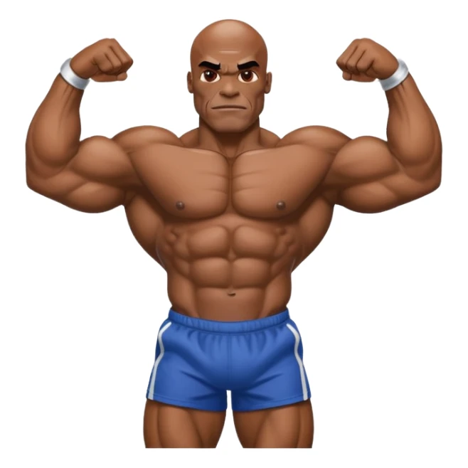 ronnie coleman senza sfondo in posa muscolare sticker