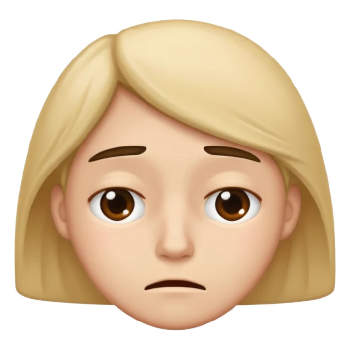 Un visage fatigué et un expression de paresseux sticker