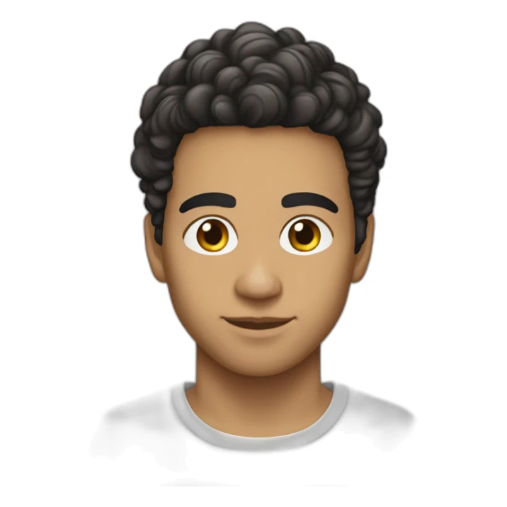 GUSTAVO-REYNOSO-STRAIGHTHAIR-LIGHTSKINCOLOR sticker