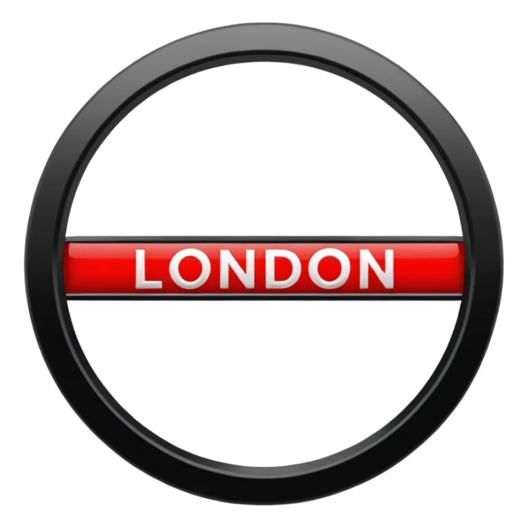 le mot "london" dans le logo du underground sticker