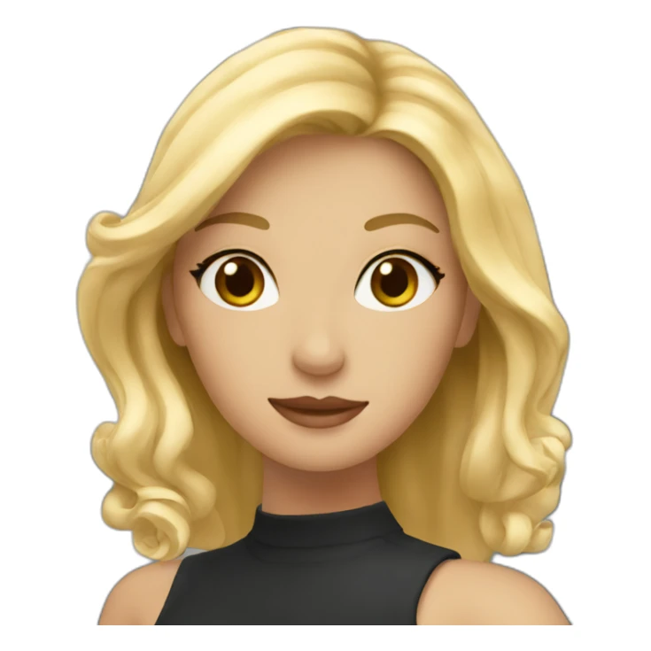 blonde in paris sticker