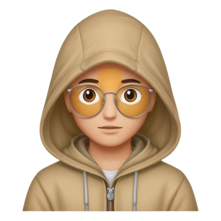 Una persona encapuchada y con lentes de reiser talibán sticker