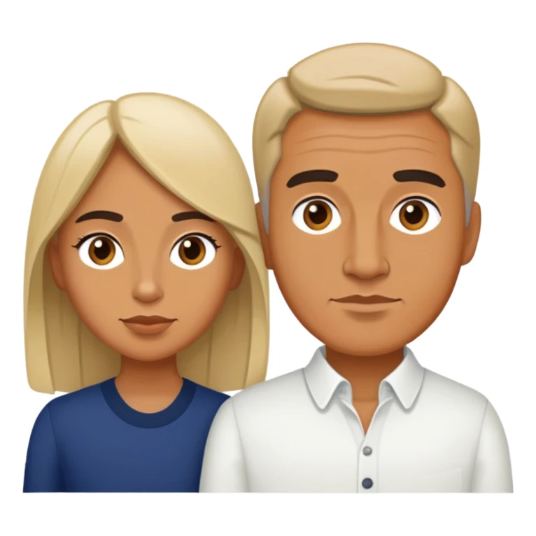 Gus & Joanna - British cool couple sticker