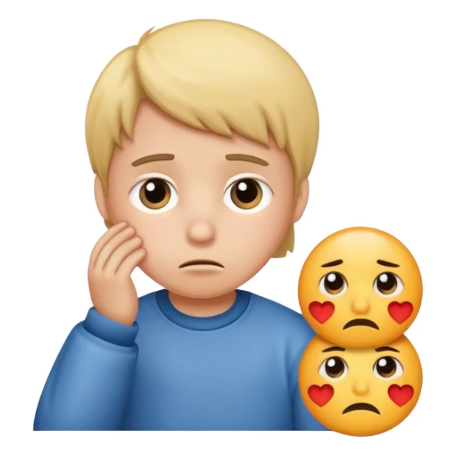 the kid is sad and the grade is F sticker