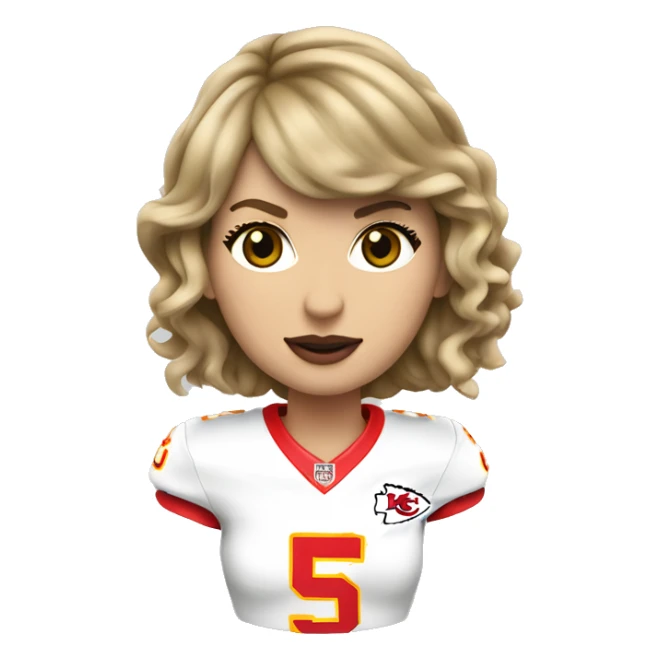 Taylor-Swift-kansas-city-chiefs sticker