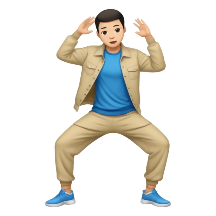 Chinese man twerking clothed this time  sticker