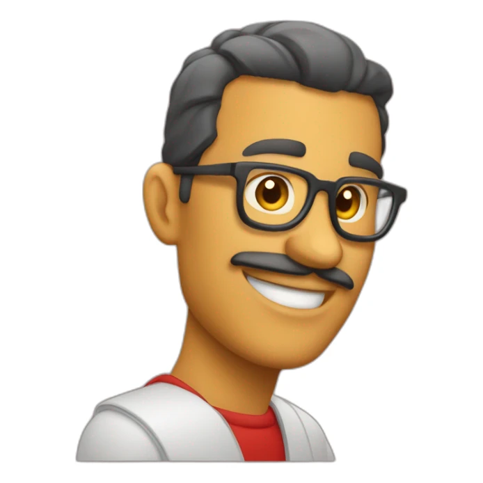 Emoji de letras, e está escrito Paga Lá em vermelho sticker