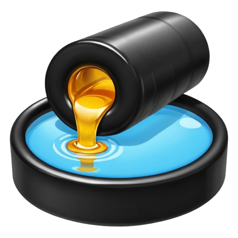 pool of oil sticker