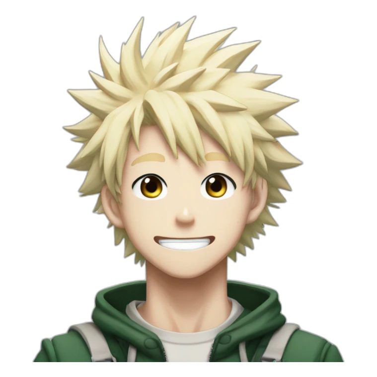 Bakugo my hero academia manga sticker