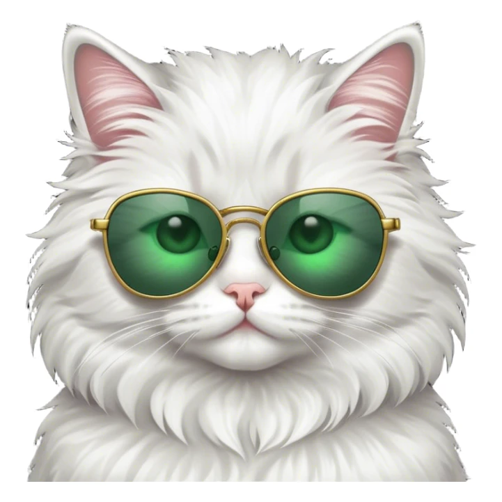 Cat with sunglasses sticker