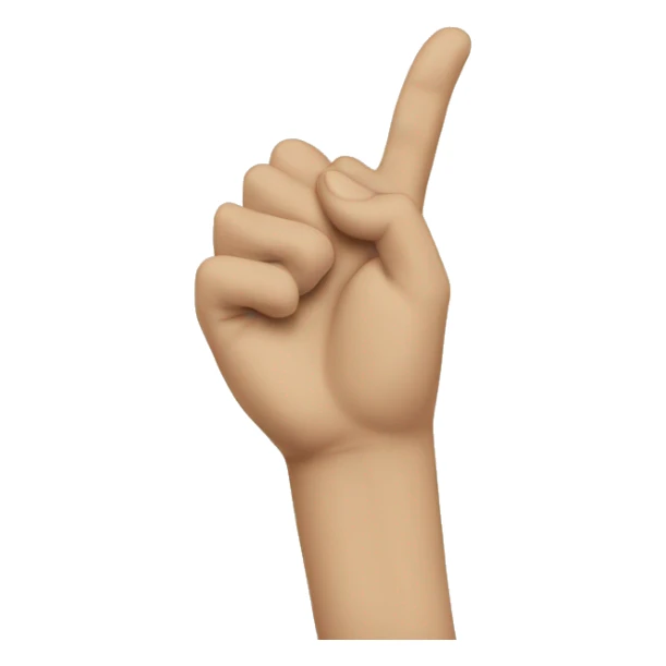 hand signs a piece of paper sticker