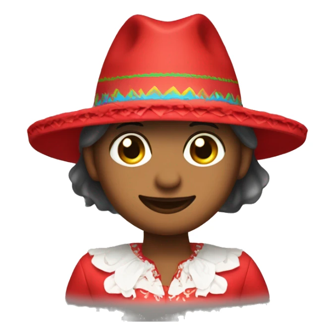 delfín con un sombrero y vestido con un traje rojo sticker