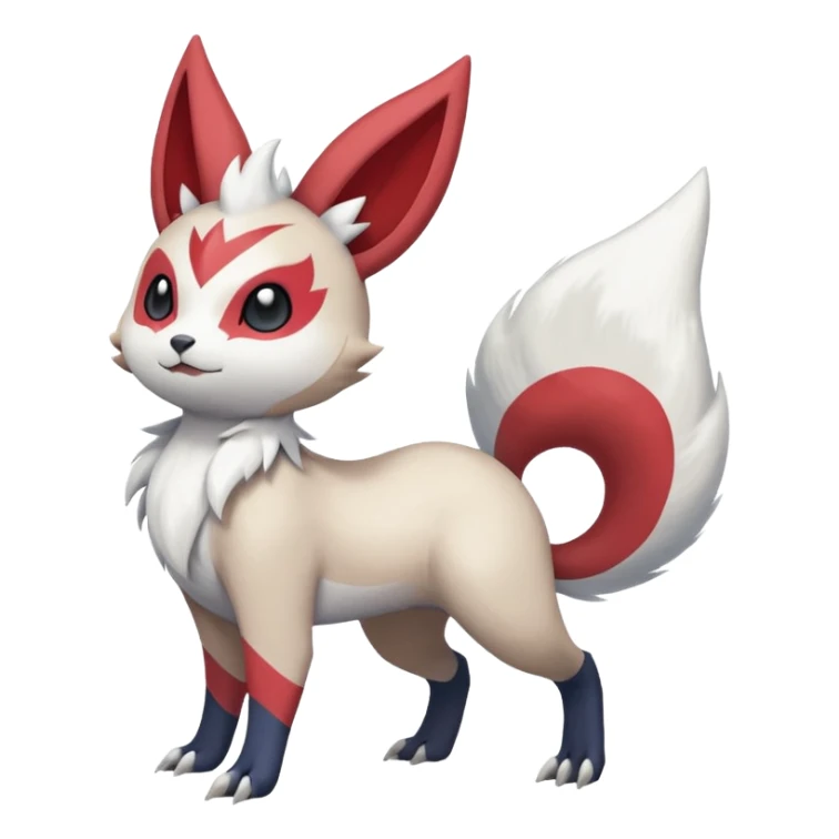 Zangoose-Meloetta-Minccino-Absol-Pachirisu-fusion sticker