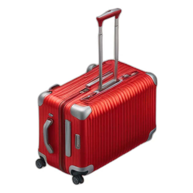 Essential Cabin luggage Red rimowa sticker