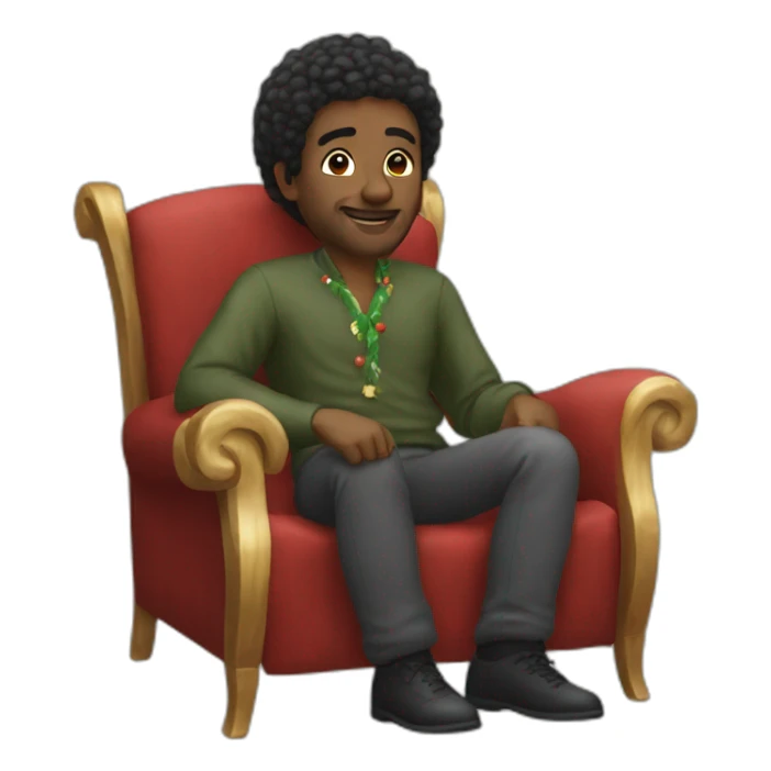 Commonwealth habitant enjoying Xmas sticker