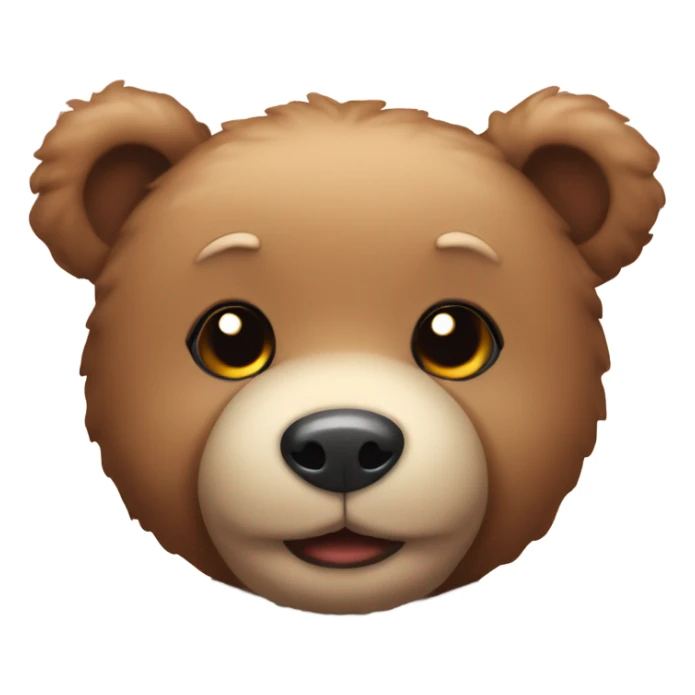 Adorable teddy bear for Christmas sticker