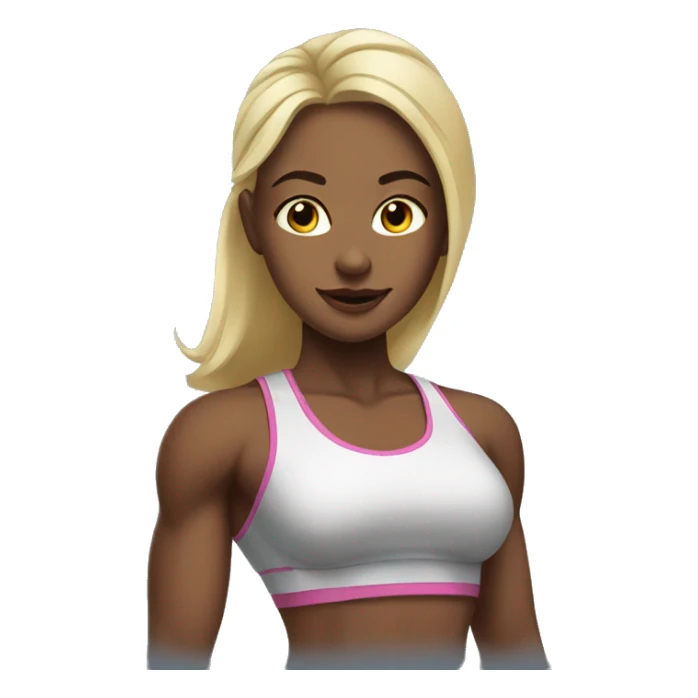 Girls in the gym  sticker