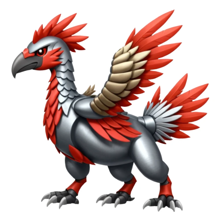 Skarmory-Yveltal-Rhyperior-Herdier-fusion (full body) sticker