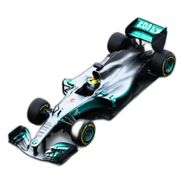 Mercedes f1 cars sticker