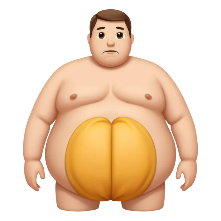 Skin Blue Inflation Stomach Huge Gigantic Colossal Max Massive Gigantamax Largest He's Swelling Up sticker