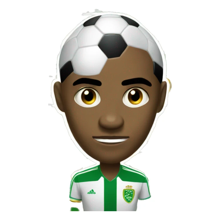 Uma bola de futebol jabulani sticker
