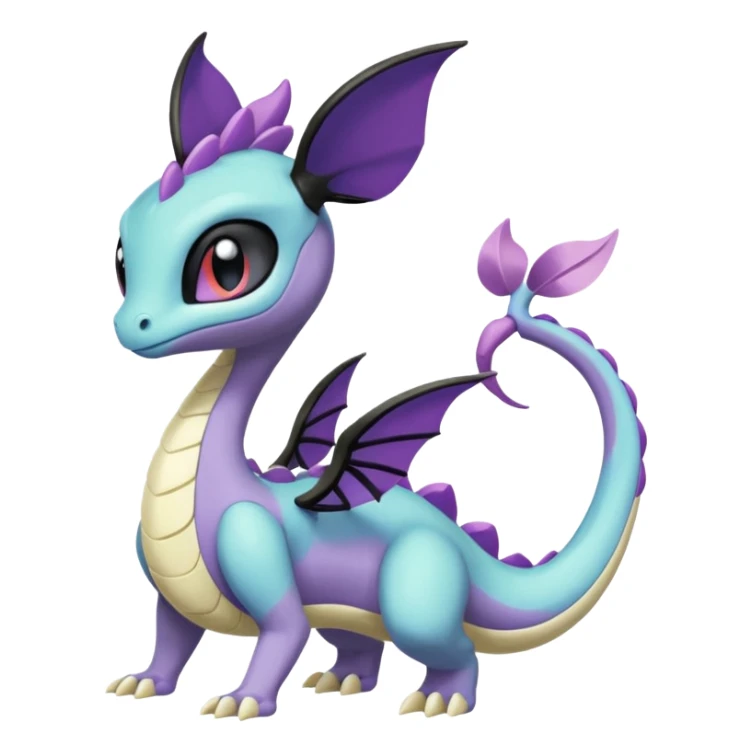 Meloetta-Goodra-Spyro-Toothless-Stitch-Pokémon-Fakémon-creature-hybrid sticker