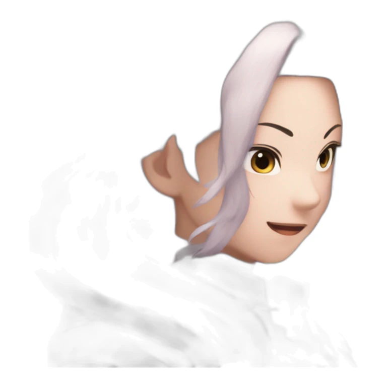 Nezuko attaque manga sticker