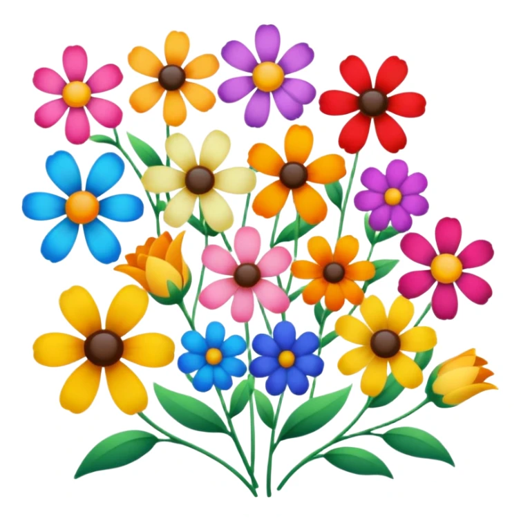Flowers sticker