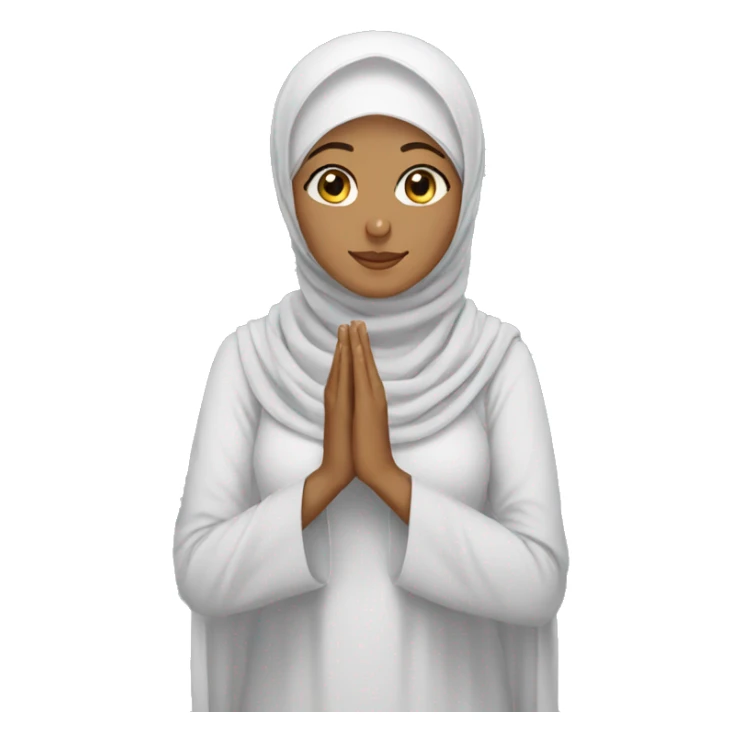Hijabi woman who pray  sticker