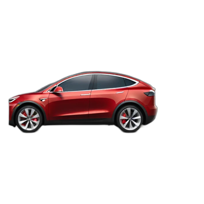 A man with blond hair and a blond Beard is changing a Tesla at a supercharger sticker