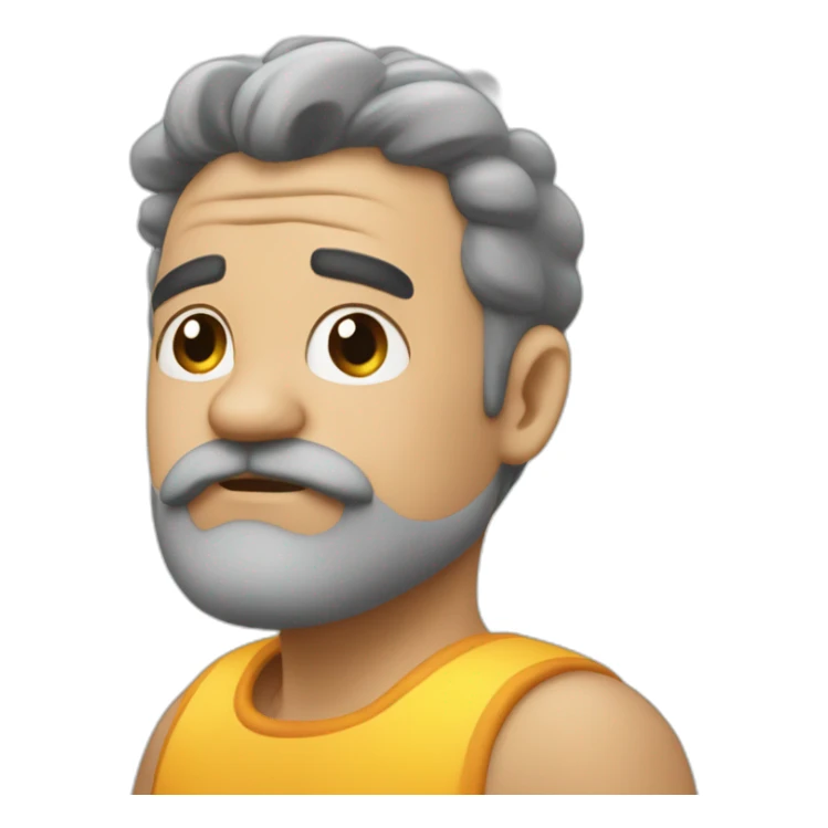 Um porco com uma cenoura na boca.  sticker