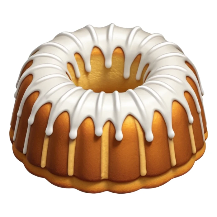 bundt cake with frosting  sticker